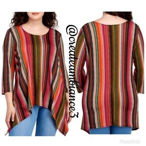 Striped Sharkbite Tunic